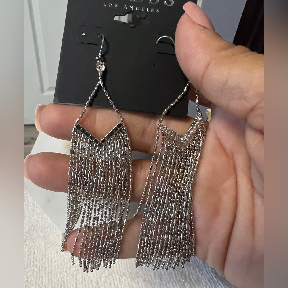 GUESS Fringe earrings NWT